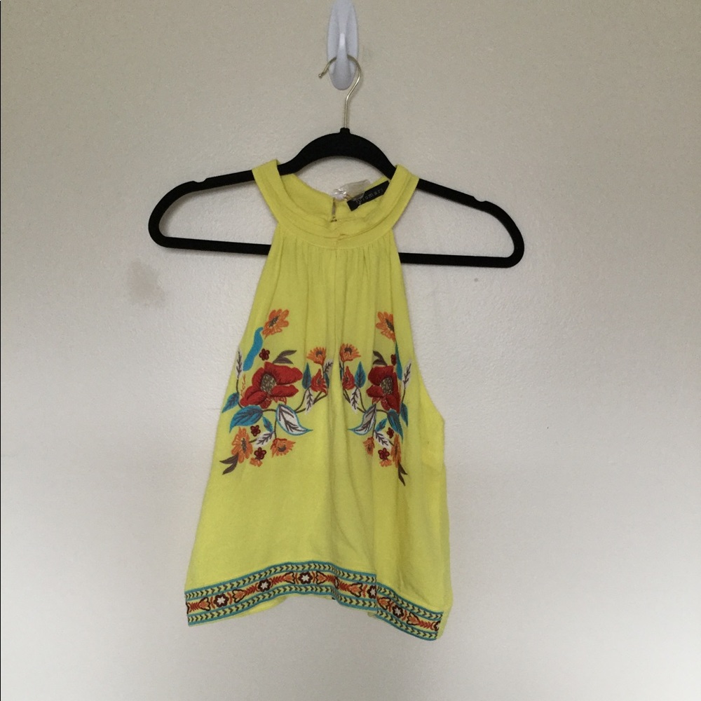 Lulumari Anthropologie woven top/halter